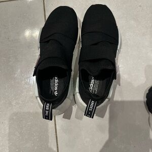 Adidas Black Slip-On Sneakers